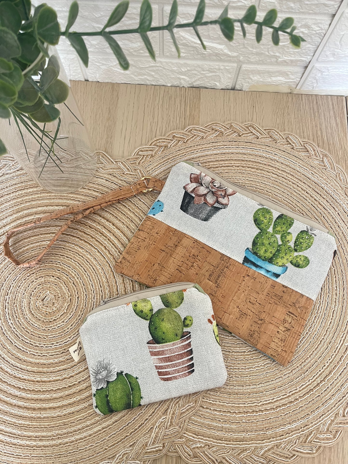 Set Pochette sughero e porta monete