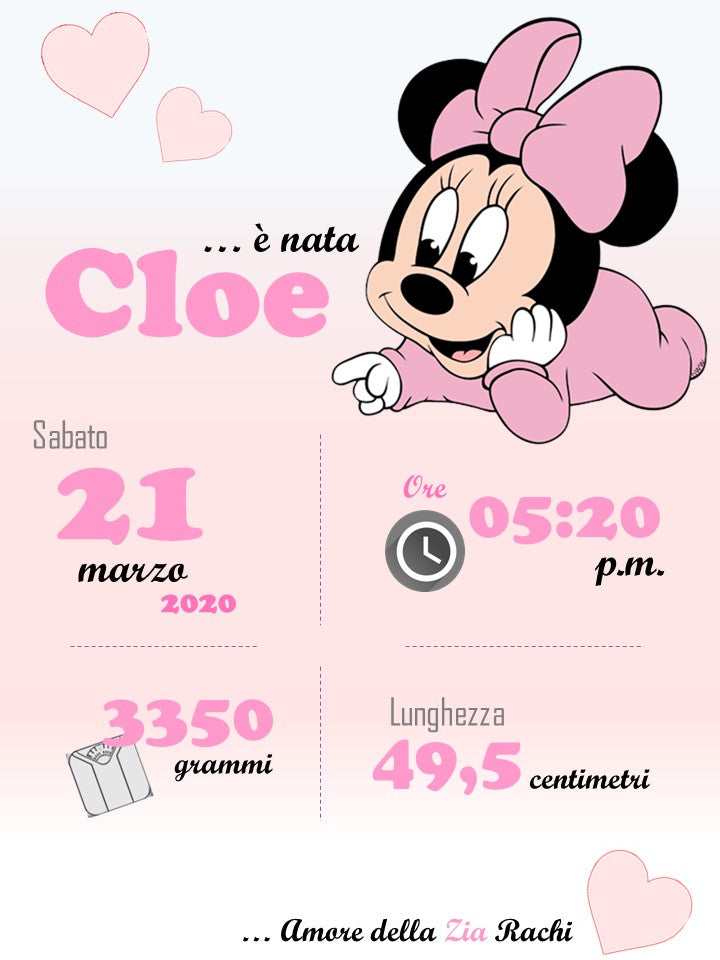 Quadretto nascita