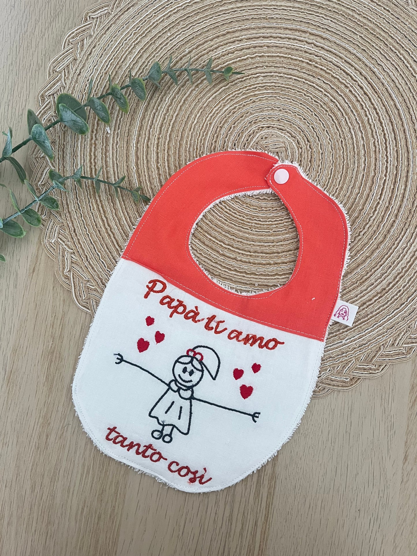 Bavaglino papà ti amo