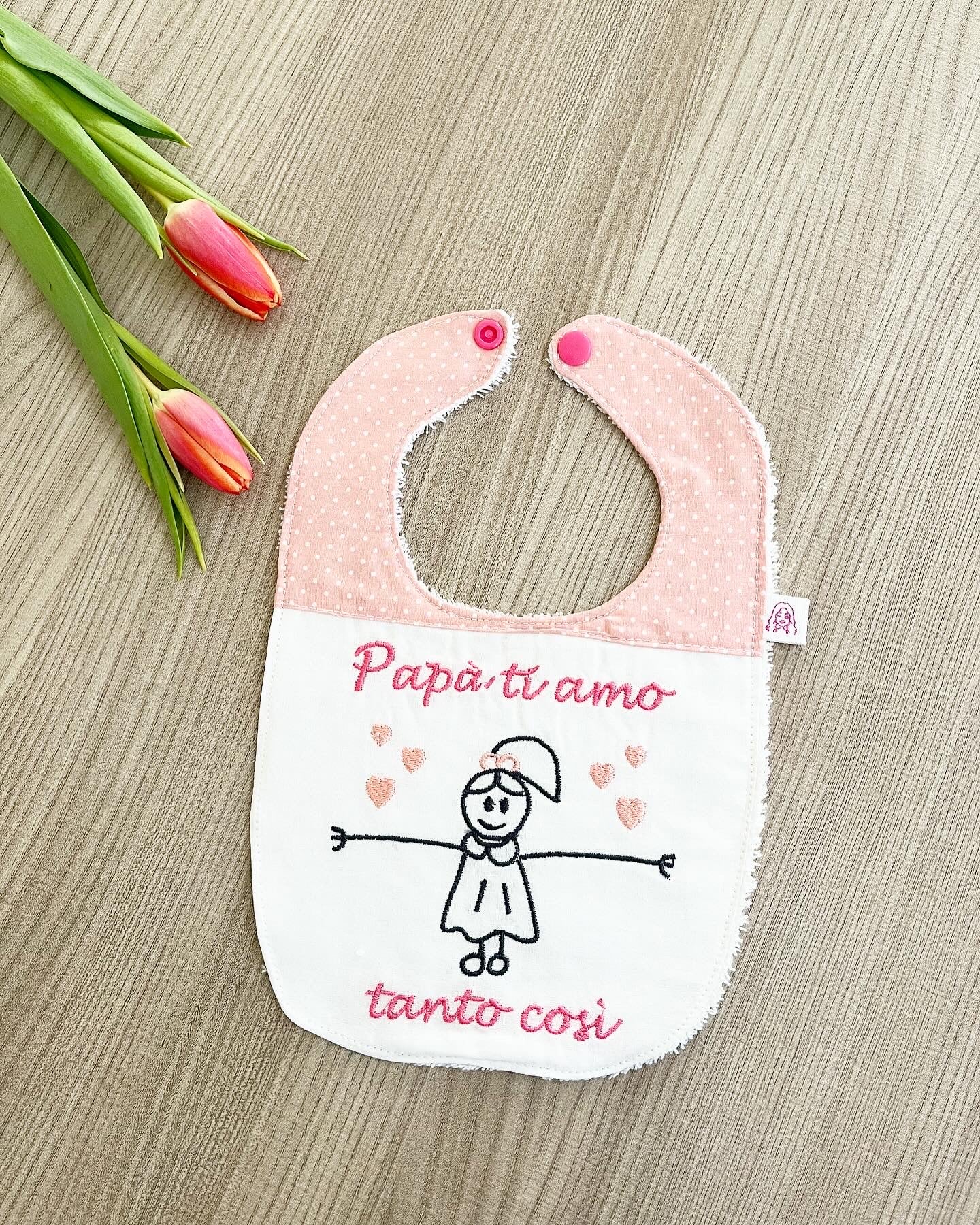 Bavaglino papà ti amo