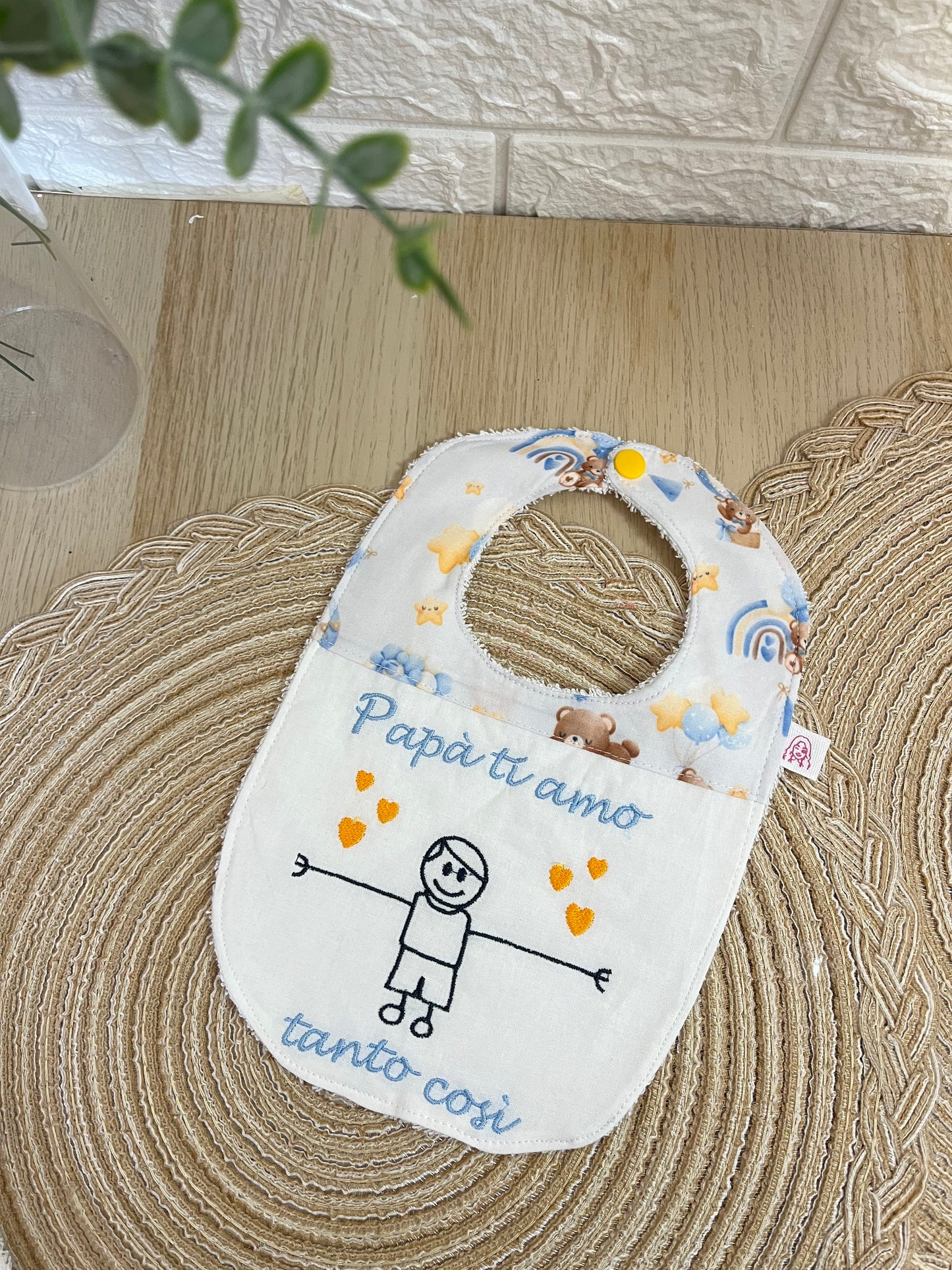 Bavaglino papà ti amo