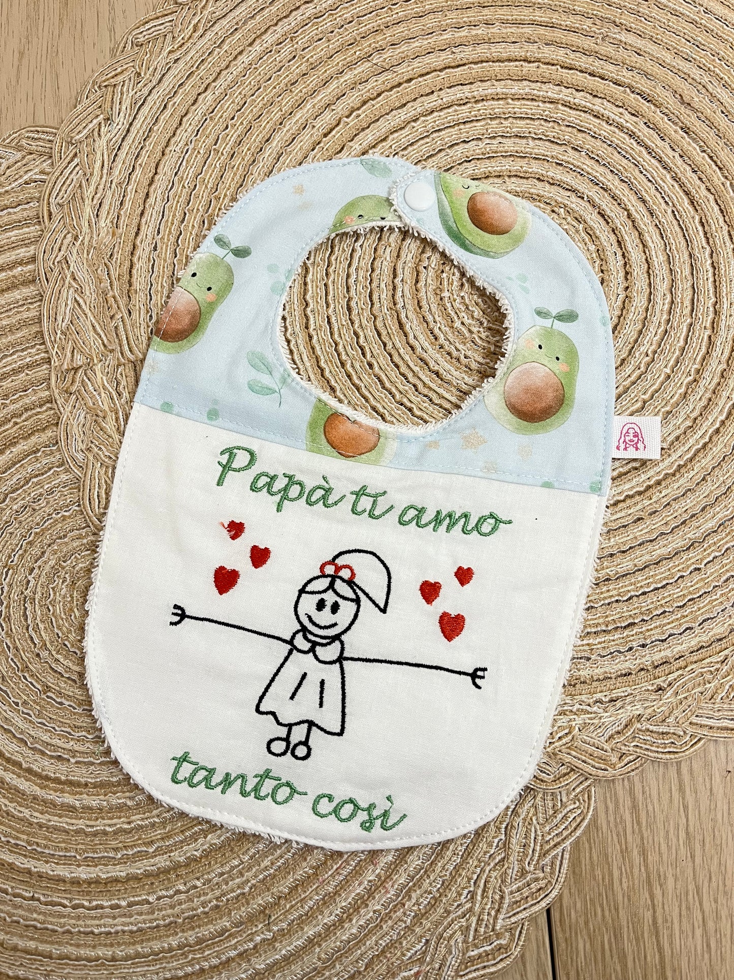 Bavaglino papà ti amo