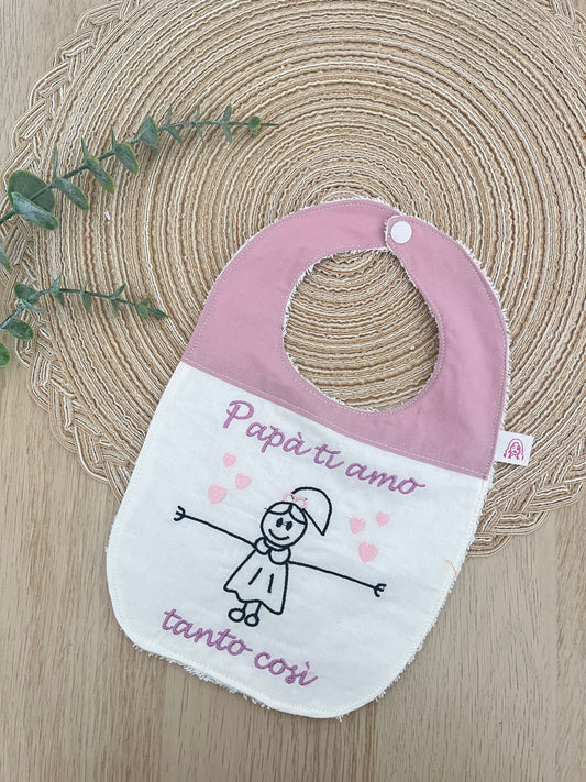 Bavaglino papà ti amo