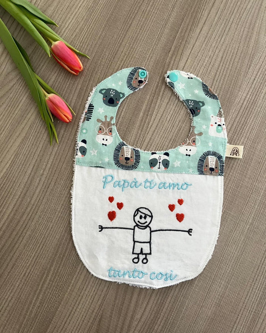 Bavaglino papà ti amo