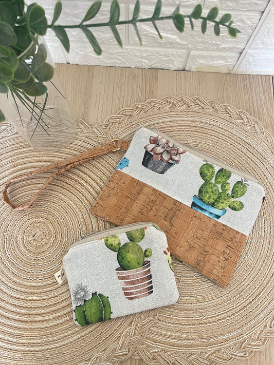 Set Pochette sughero e porta monete