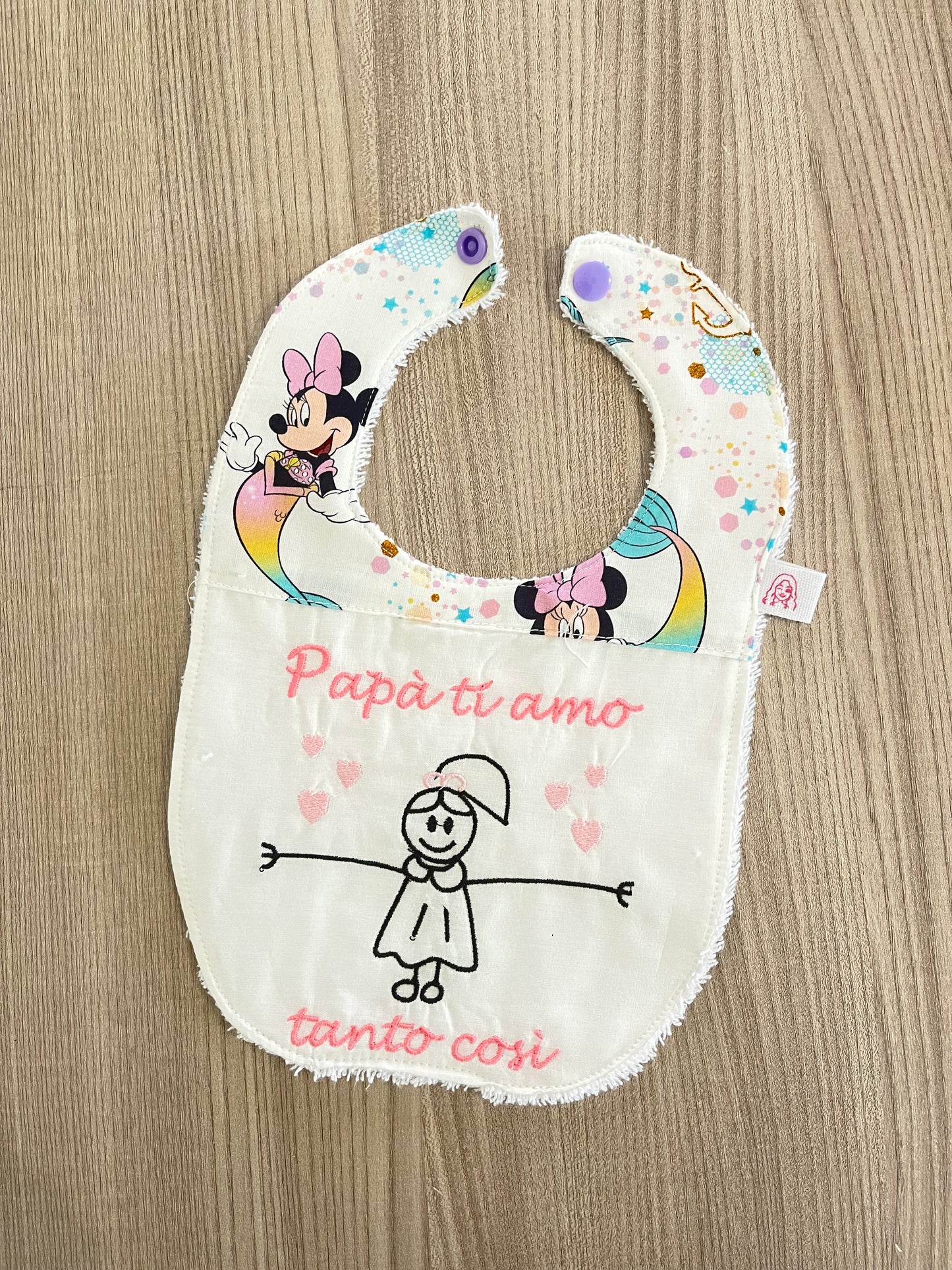 Bavaglino papà ti amo