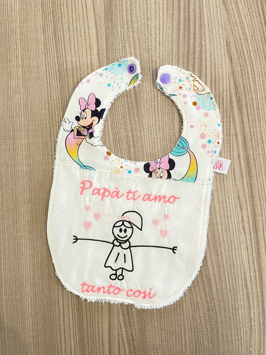 Bavaglino papà ti amo