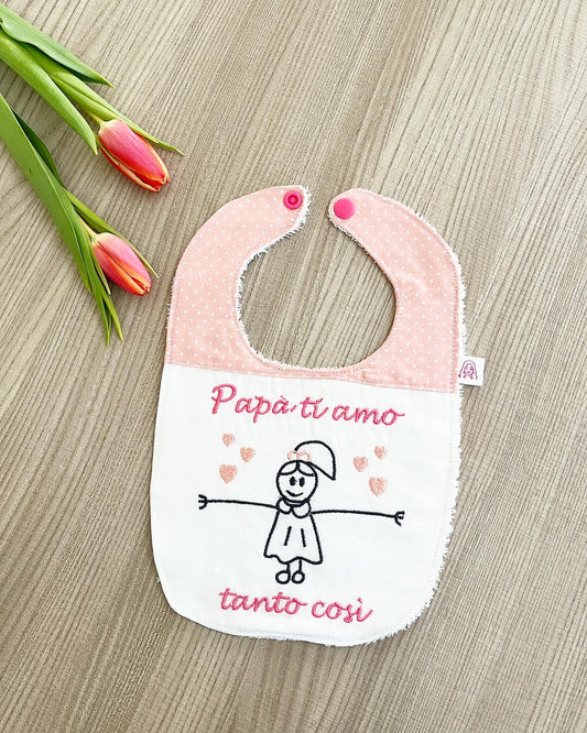 Bavaglino papà ti amo