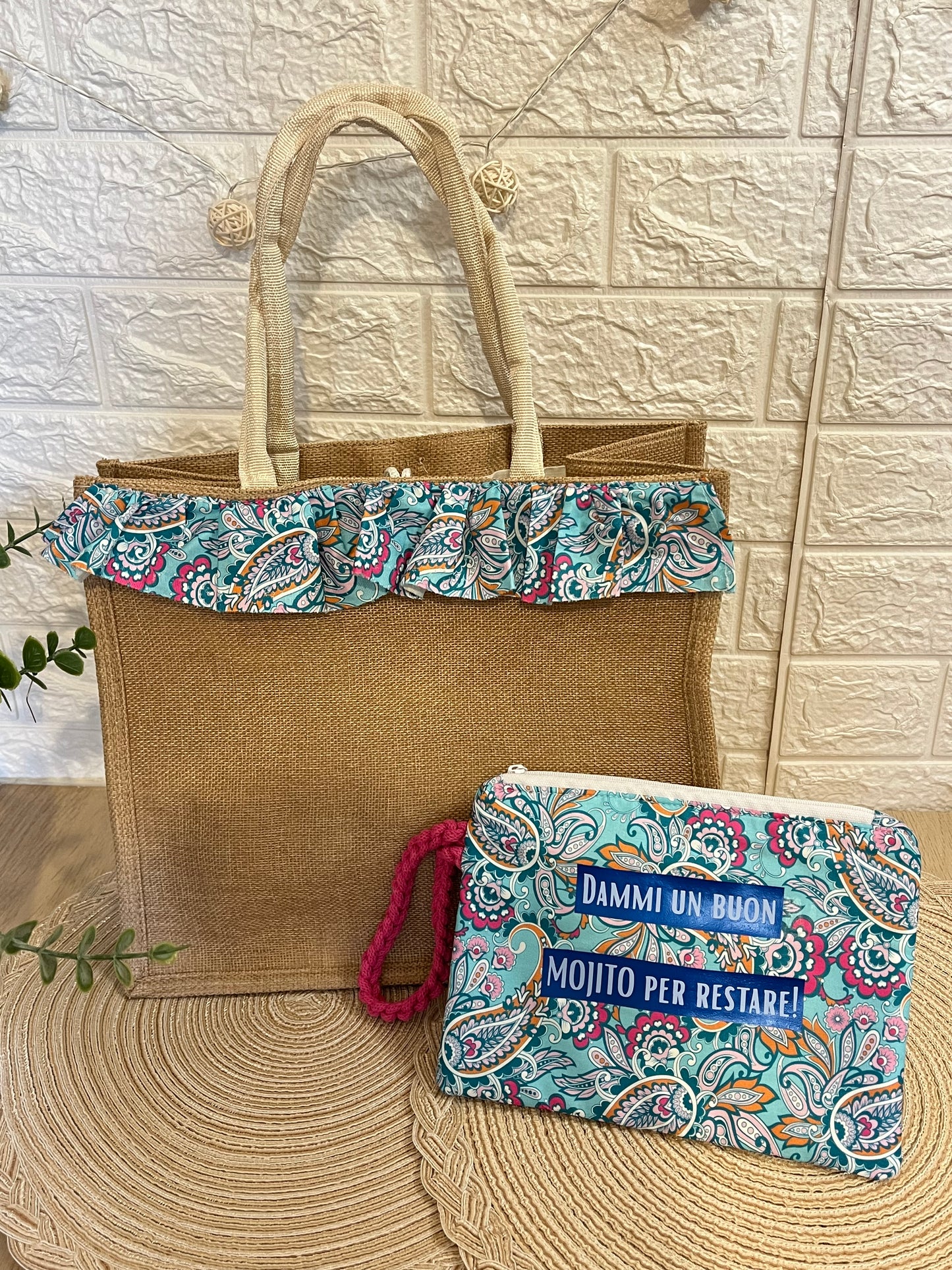 Set Borsa e pochette