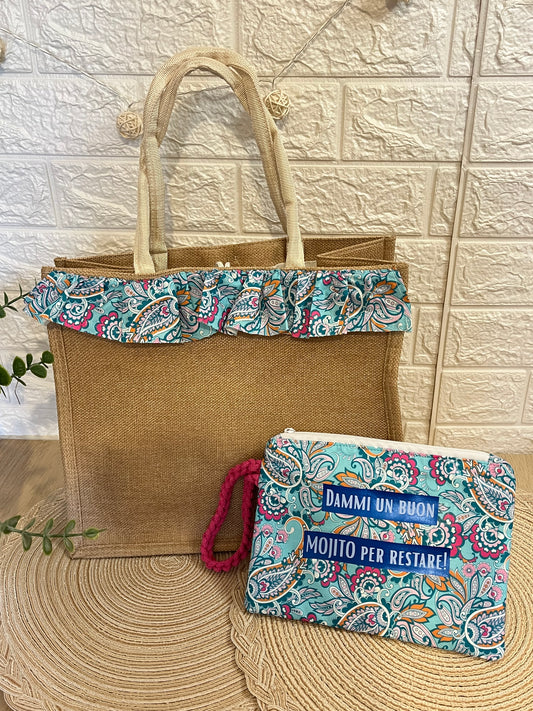 Set Borsa e pochette