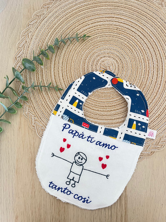 Bavaglino papà ti amo