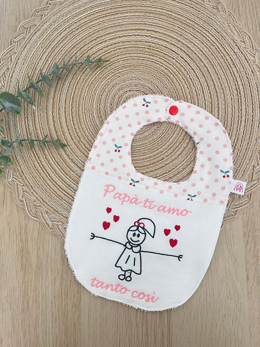 Bavaglino papà ti amo