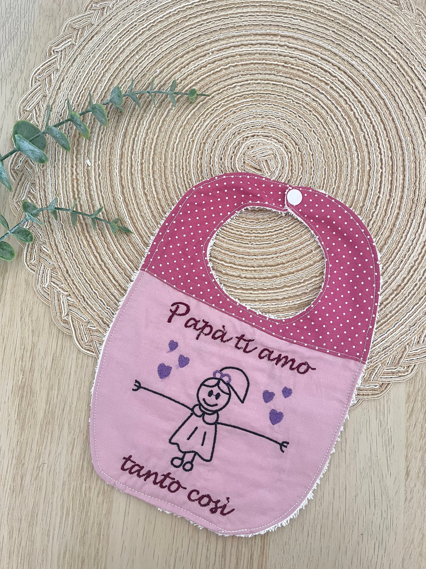 Bavaglino papà ti amo